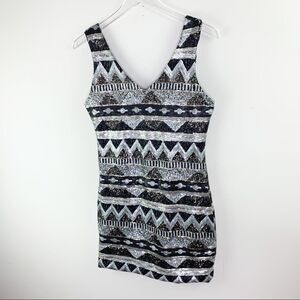 One ❤️Clothing LA Sequined Mini Dress‎ Size Sz S